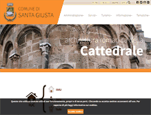 Tablet Screenshot of comune.santagiusta.or.it